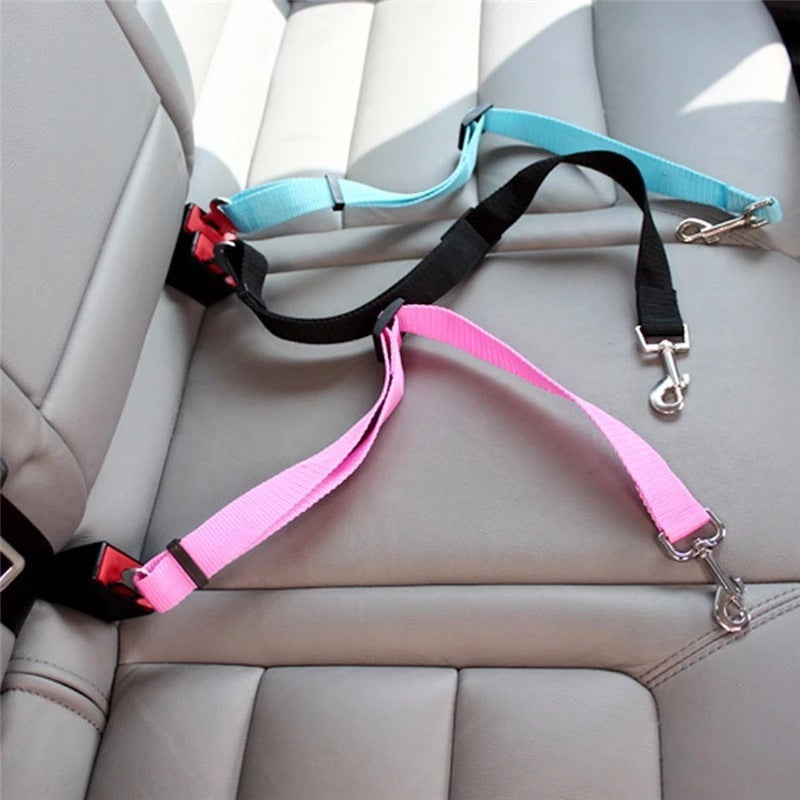 Pet Car Seat Belt: Adjustable & Safe for Cats and Dogs